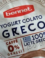 Yogurt colato Greco