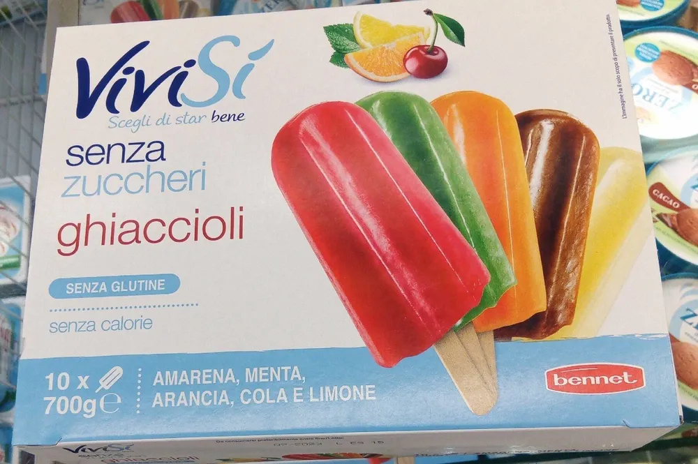 Ghiaccioli senza zucchero