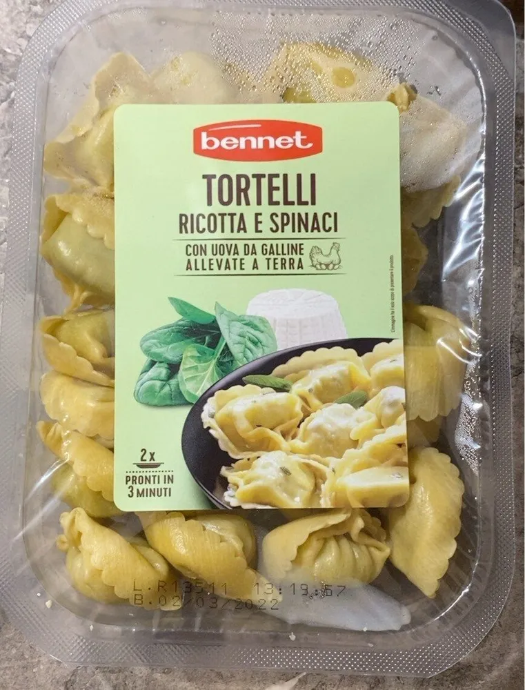 Tortelli ricotta e spinaci