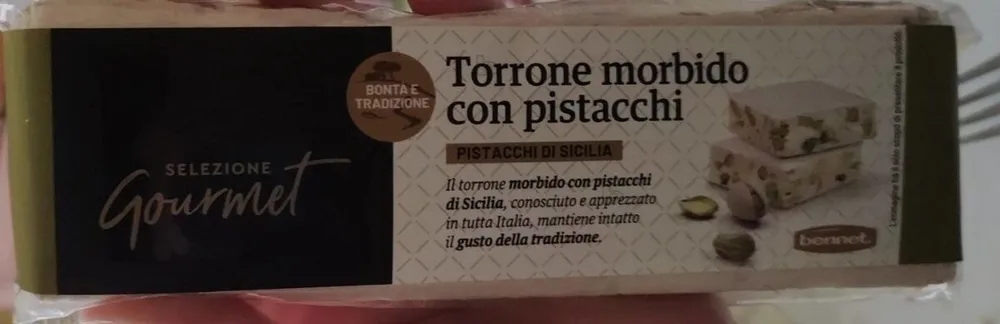Torrone morbido con pistacchi