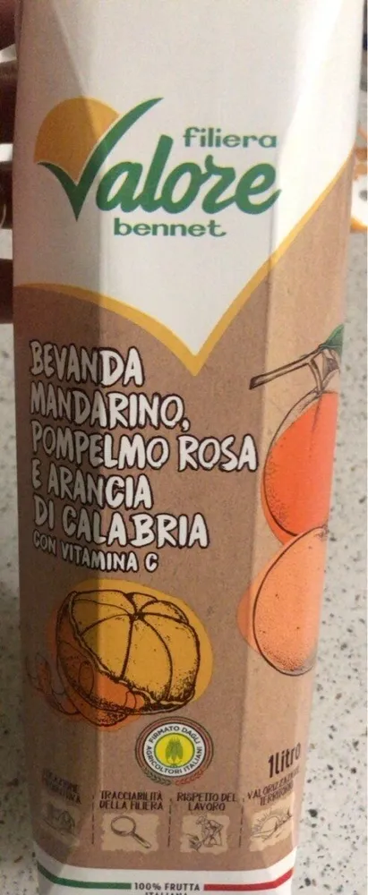 Succo agrumi Calabria e vit c