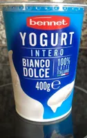 Yogurt intero bianco dolce