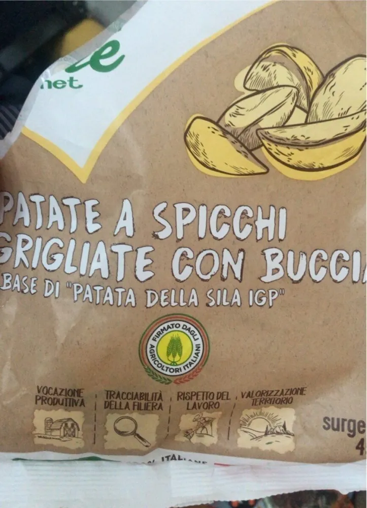 Patate a Spicchi grigliate con buccia