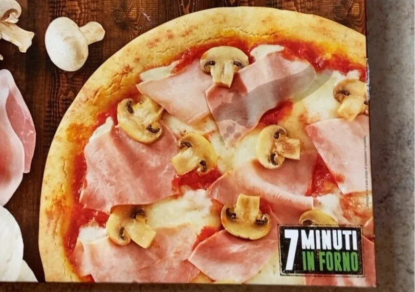 Pizza prisciutto e funghi
