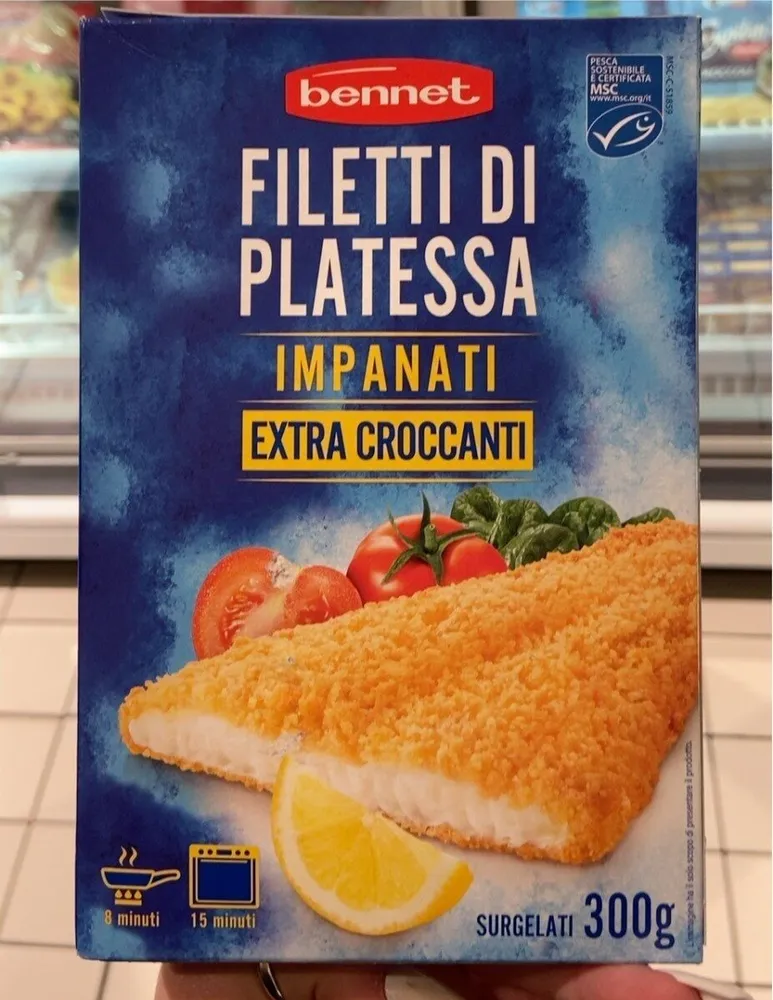 filetti di platessa impanati