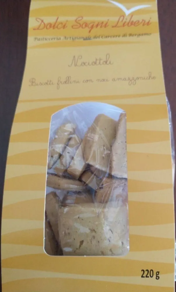 Nociottoli Biscotti frollini con noci amazzoniche