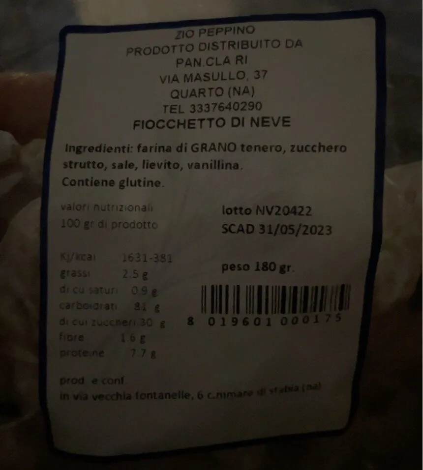 Fiochetto di neve