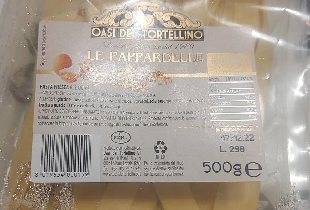 Pappardelle