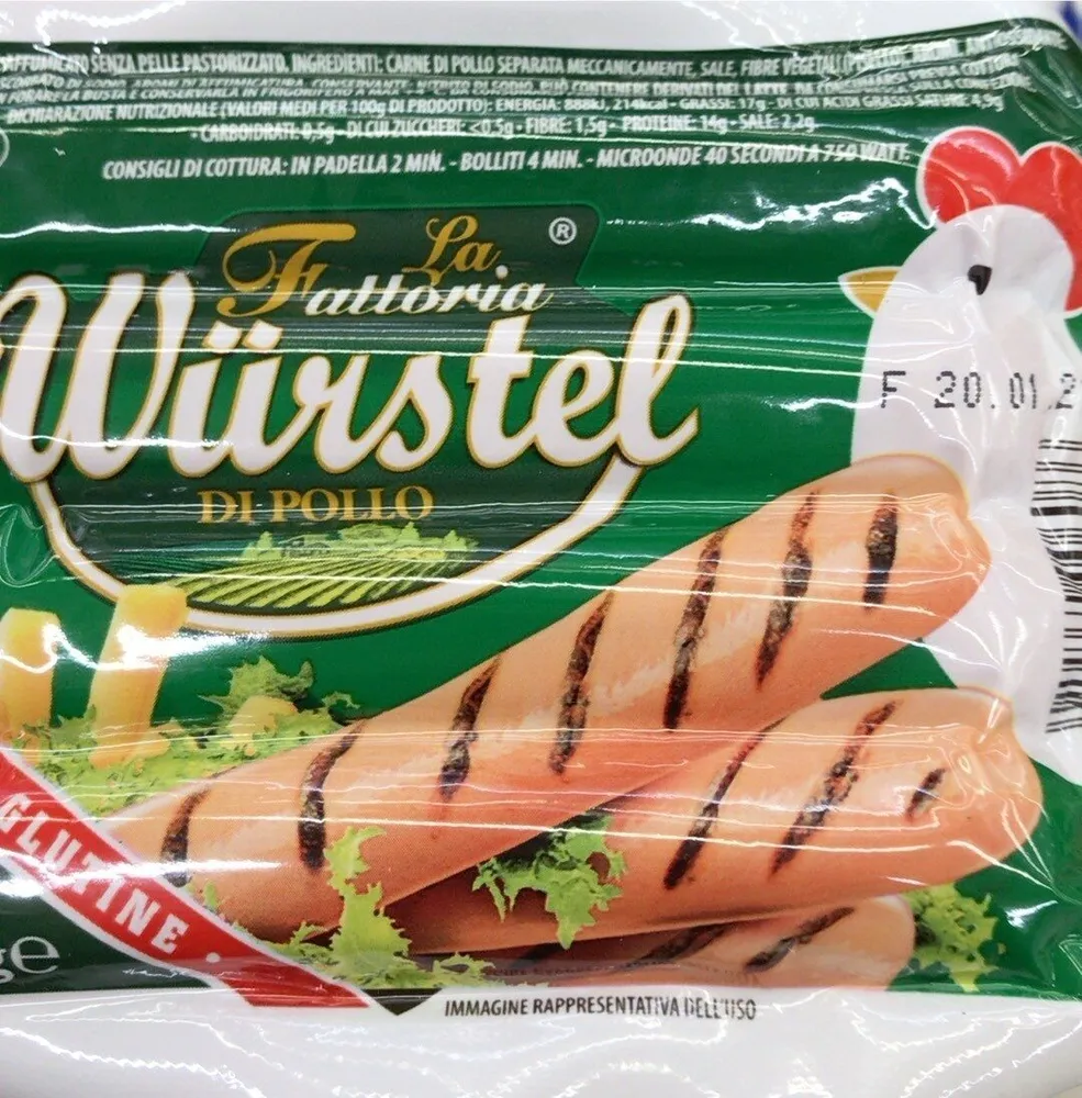 Wurstel di pollo