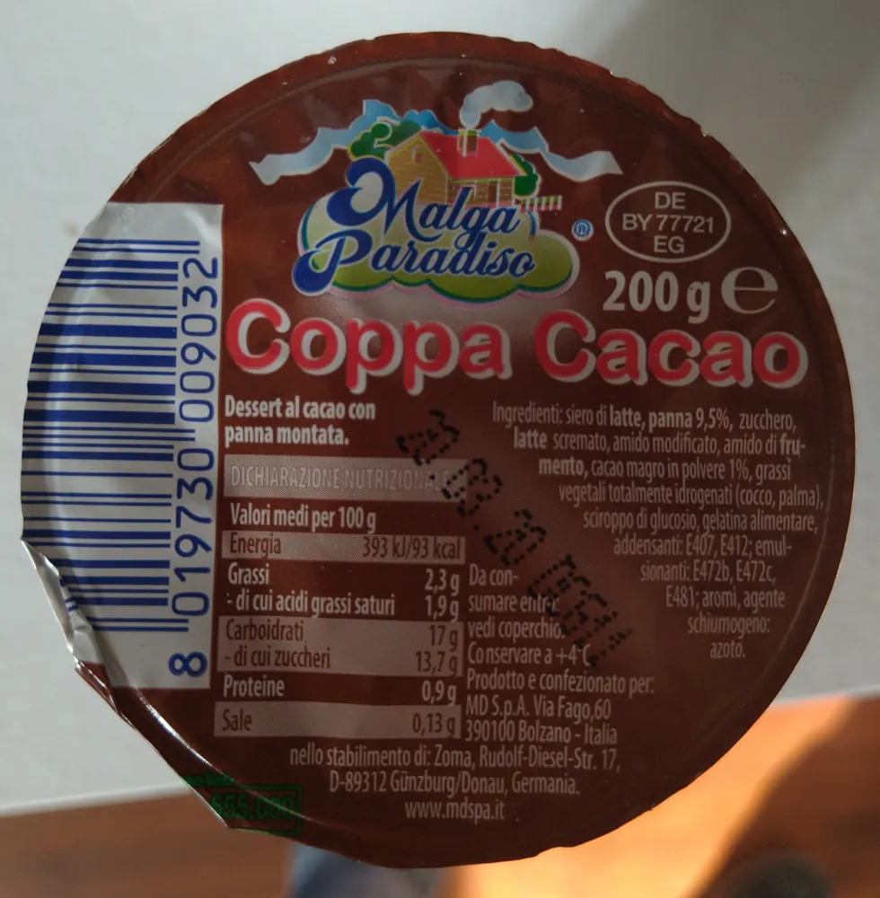 Coppa cacao