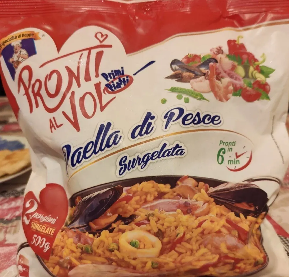 Paella di Pesce Surgelata