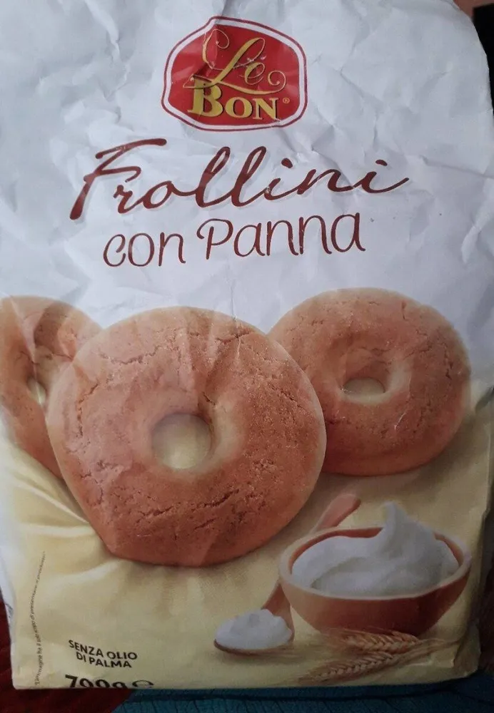Frollini con panna