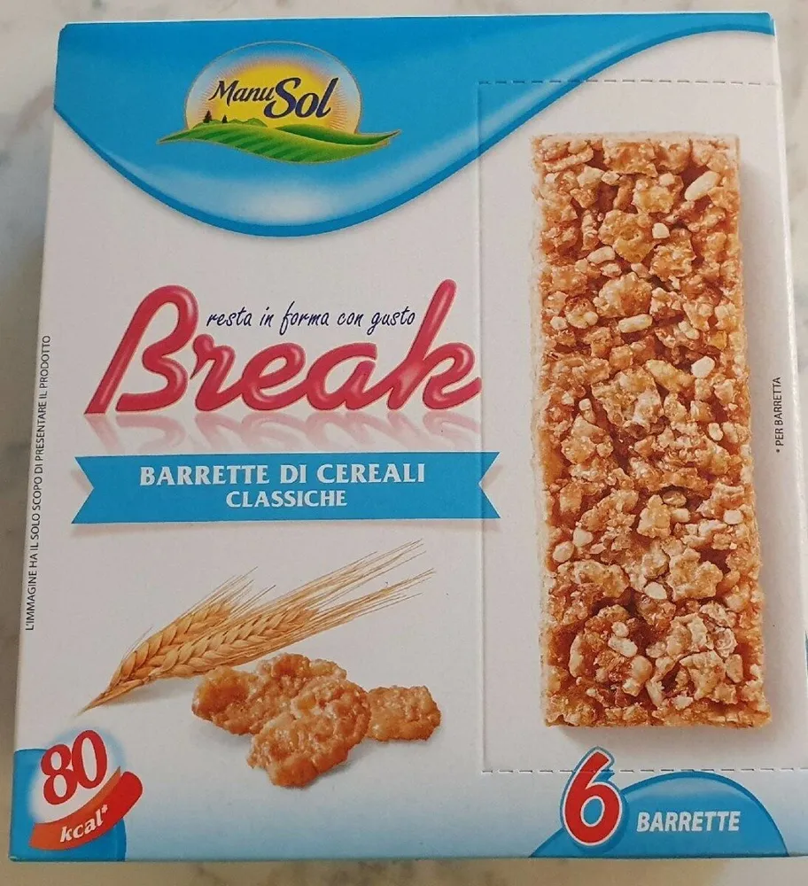 ManuSol barrette ai cereali classiche