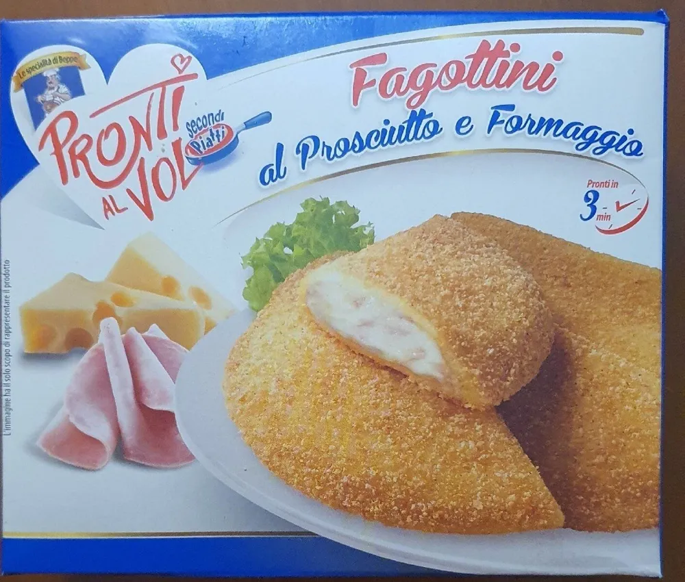 Fagottino al prosciutto e formaggio