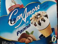 Cornetti al gusto panna