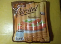 Würstel senza pelle con pollo, tacchino e suino