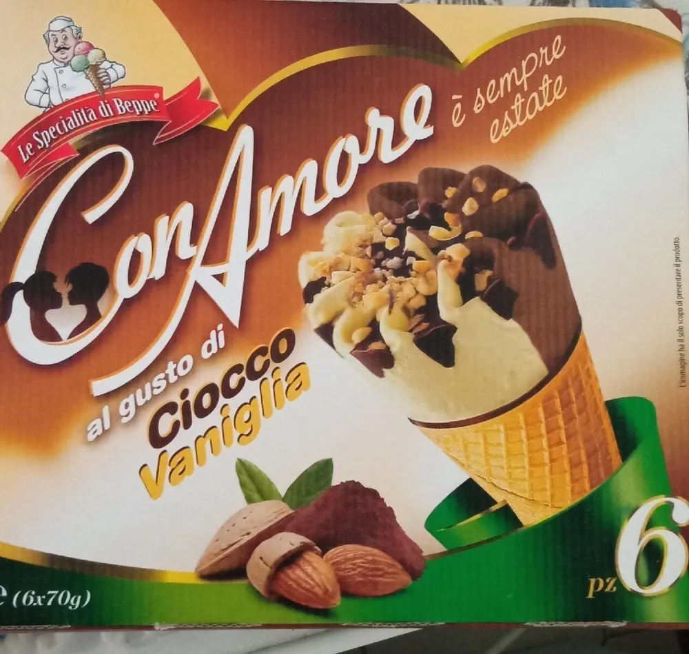 Cono ciocco vaniglia