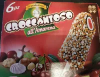 Gelato croccantoso all'amarena