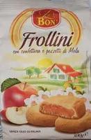 Frollini con confettura e pezzetti di mela