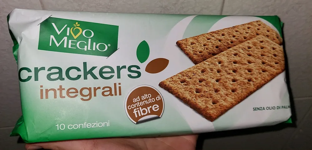 Crackers Integrali 1 pezzo 40 g.
