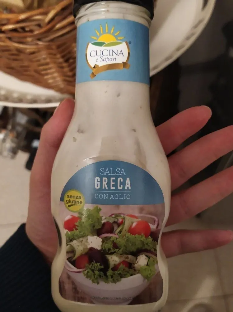 Salsa greca con aglio