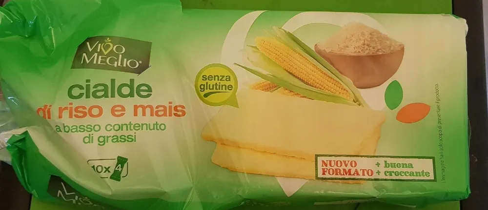 Cialde di riso e mais