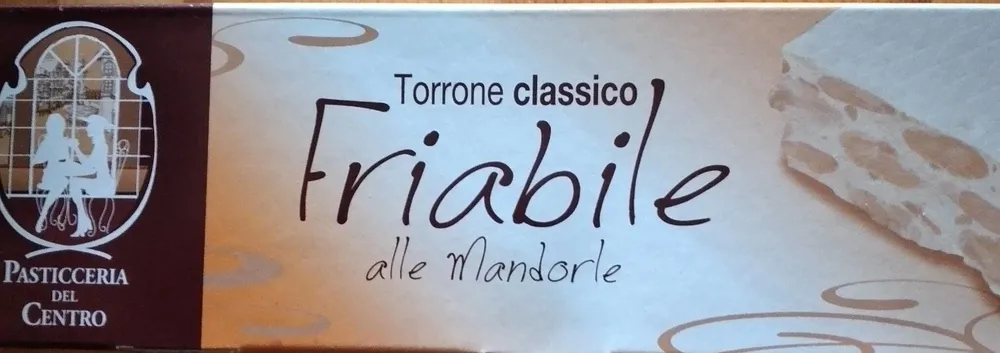 Torrone Classico friabile alle Mandorle