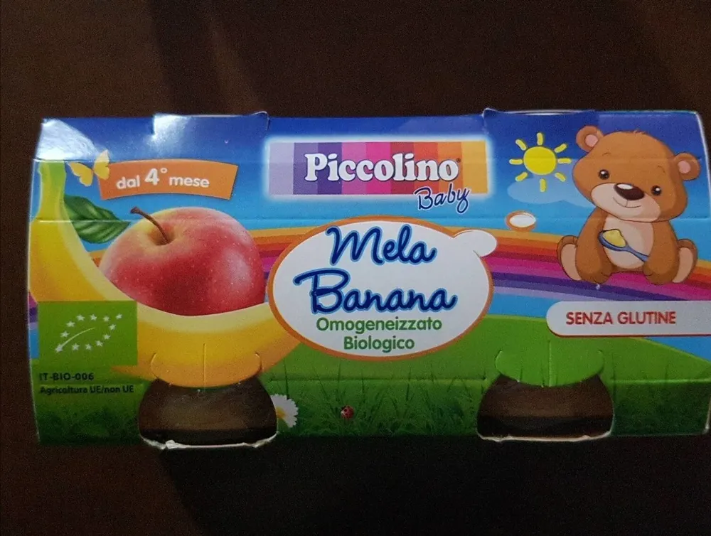Omogenizzato bio mela e banana
