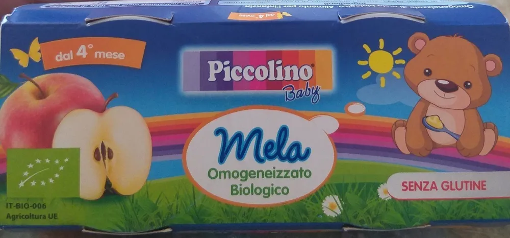 Piccolino baby mela omogeneizzato biologico