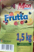 Caramelle ripiene assortite al gusto frutta