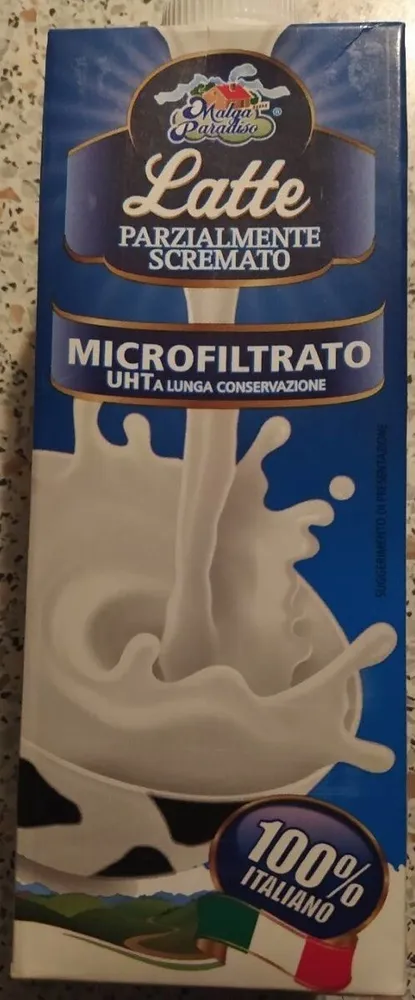 Latte parzialmente scremato microfiltrato uht
