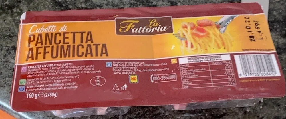 Pancetta affumicata