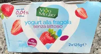 Yogurt alla fragola senza lattosio