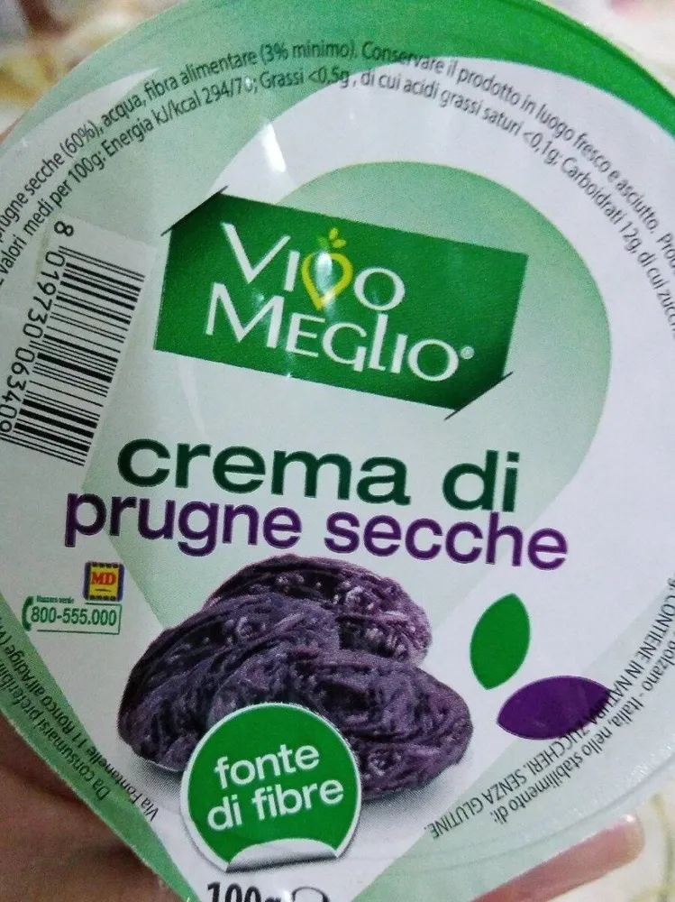 Crema di prilugne secche