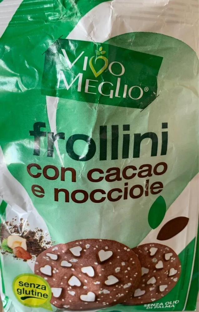Frollini con cacao e nocciole