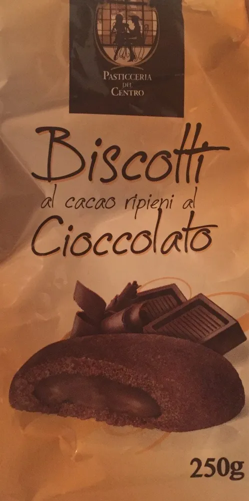 Biscuits cacao fourres au chocolat