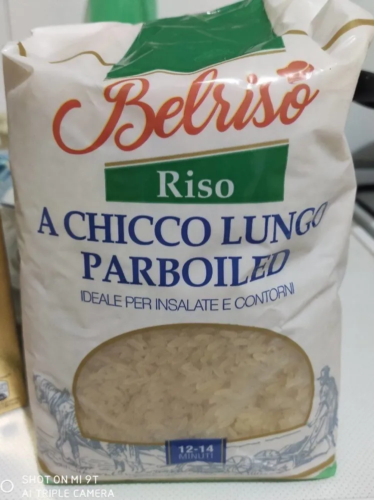 Riso a chicco lungo paraboiled