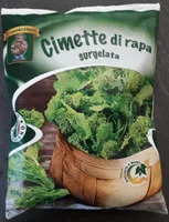 Cimette di rapa surgelate