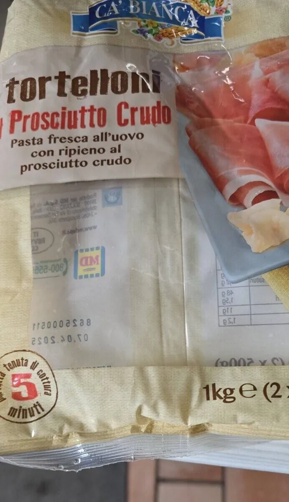 Tortellini al prosciuto crudo