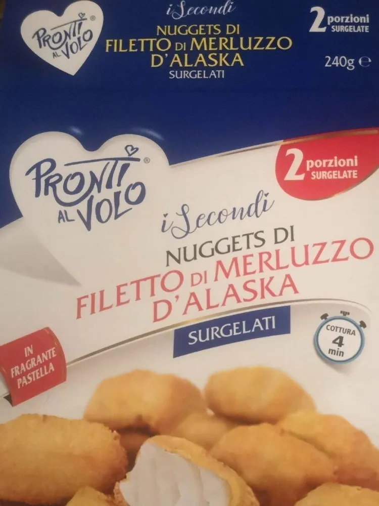 Nuggets di filetto di merluzzo d'alaska