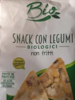 Snack con legumi biologici non fritti