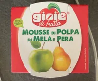 Mousse di polpa di mela e pera