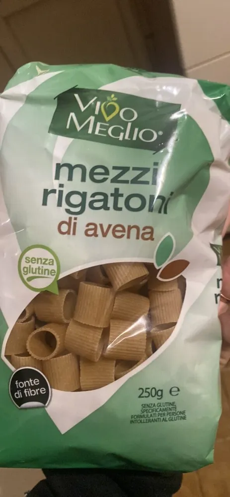 Mezzi rigatoni di avena