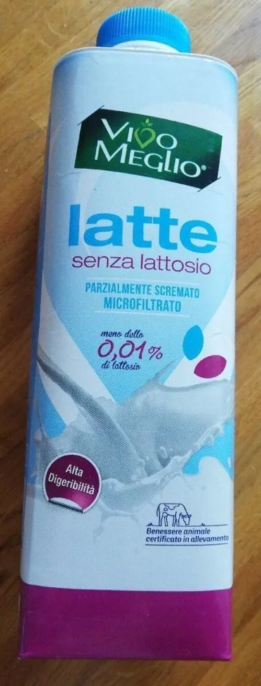 LATTE SENZA LATTOSIO PARZIALMENTE SCREMATO MICROFILTRATO
