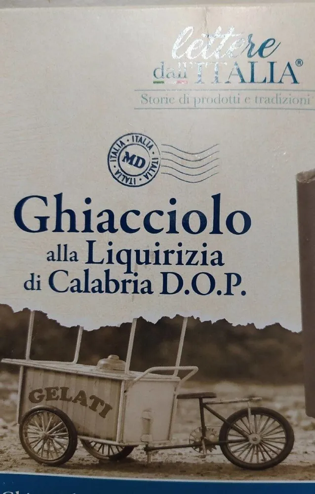 Ghiacciolo alla liquirizia di Calabria D. O. P