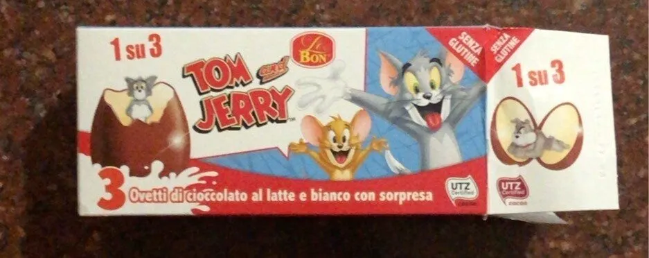 Ovetto di cioccolato al latte bianco