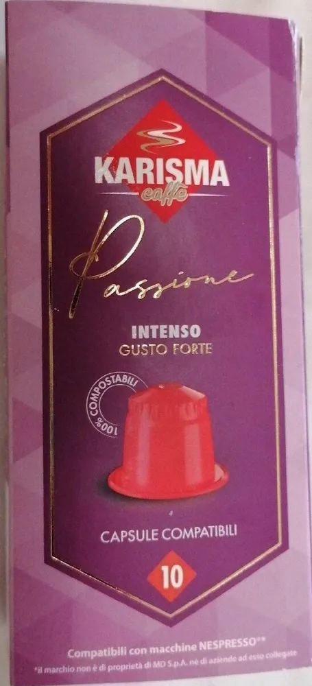 Karisma caffè passione intenso capsule nespresso
