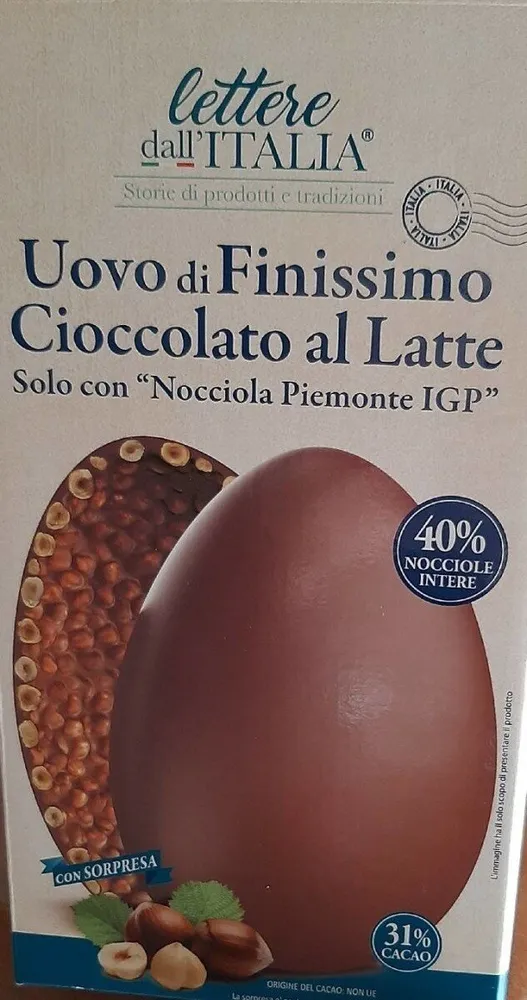 Uovo di Finissimo Cioccolato al Latte