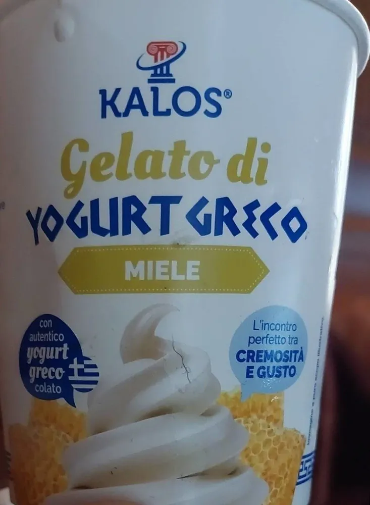 Gelato di yogurt greco
