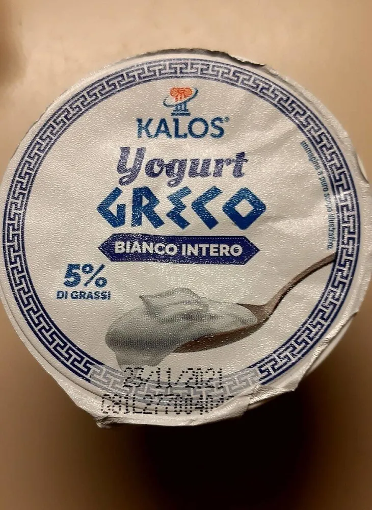 Yogurt greco bianco intero